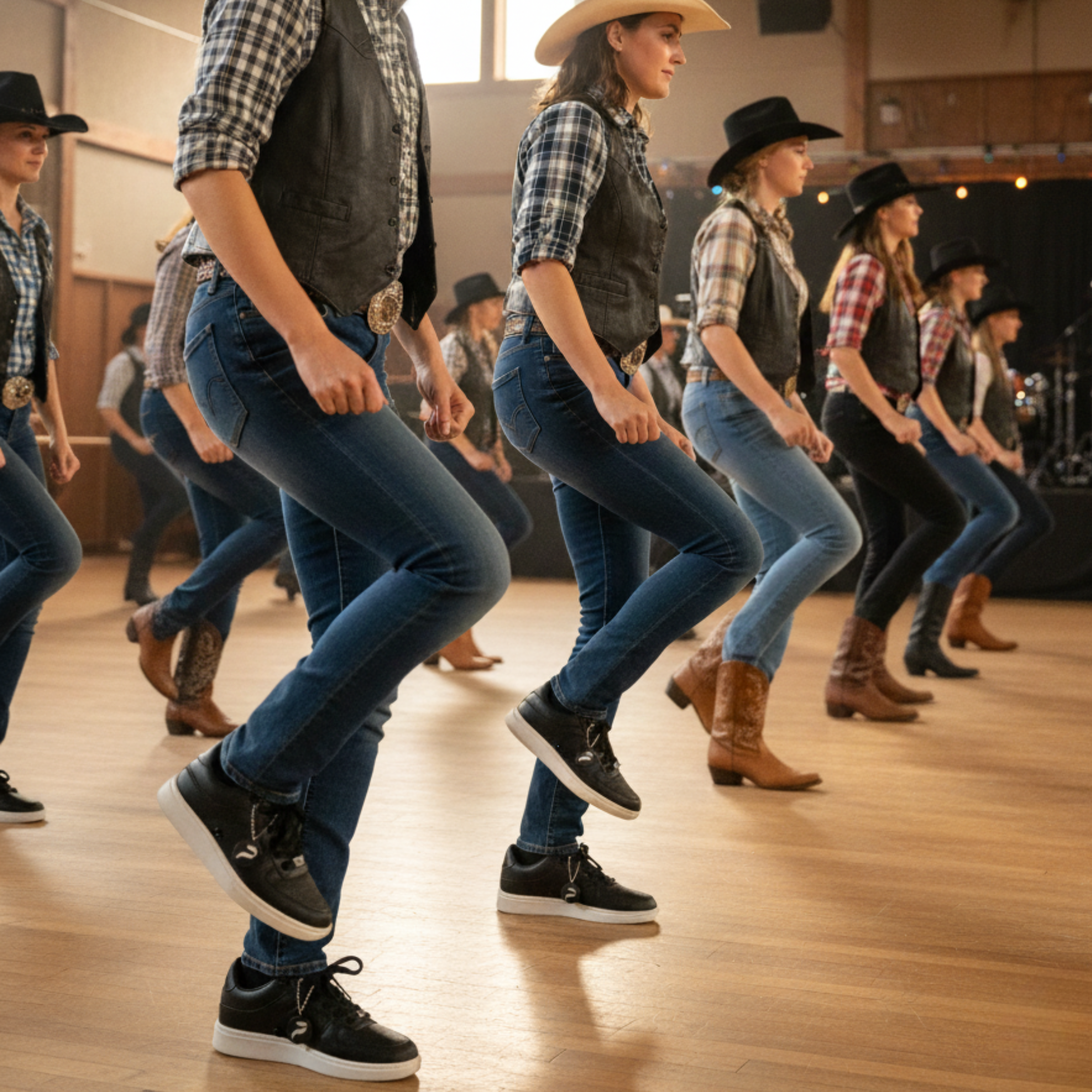 Line Dance Sneakers | Comfortable Dance Shoes for Line Dancers