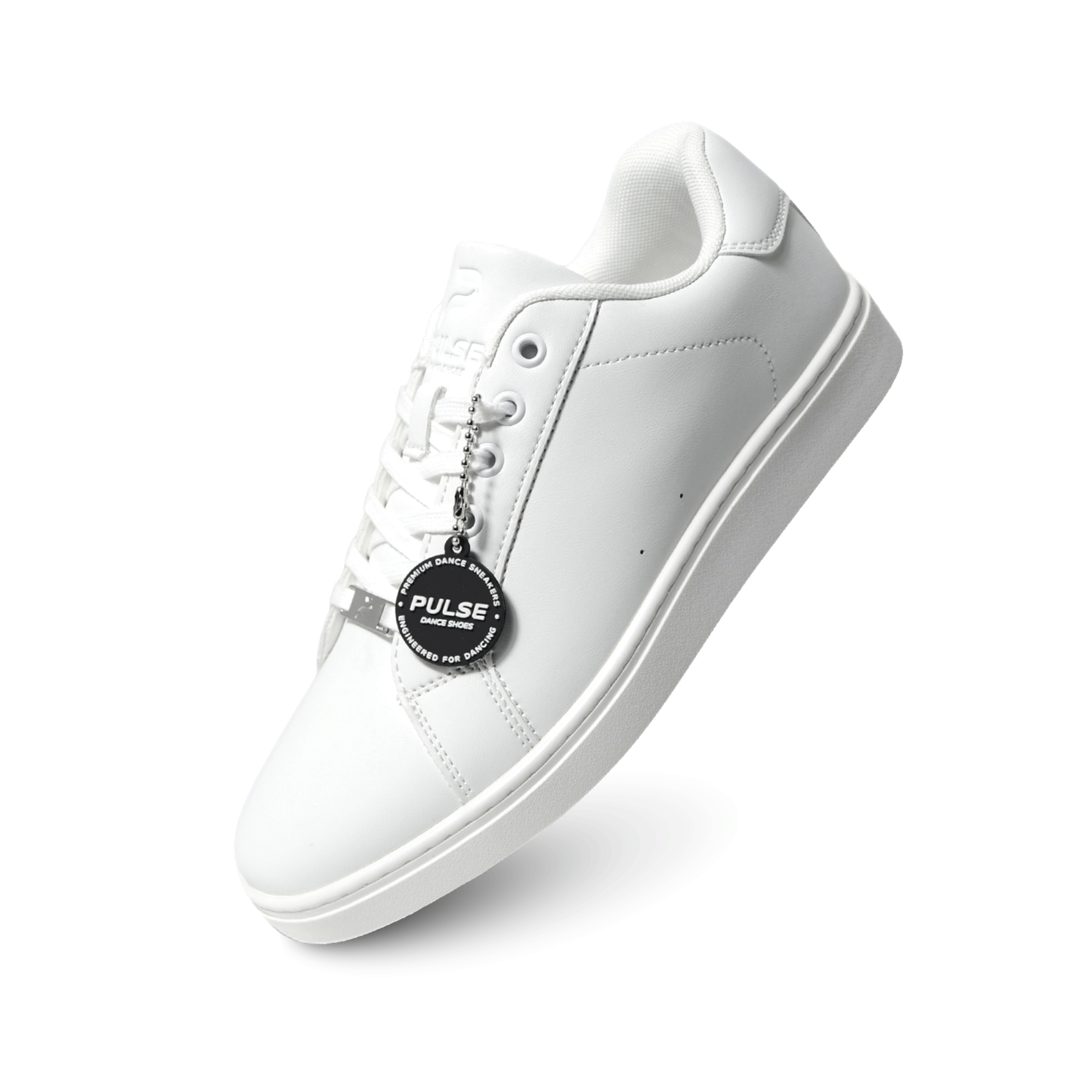 [BIANCO] Unisex Low-Top White Dance Sneakers
