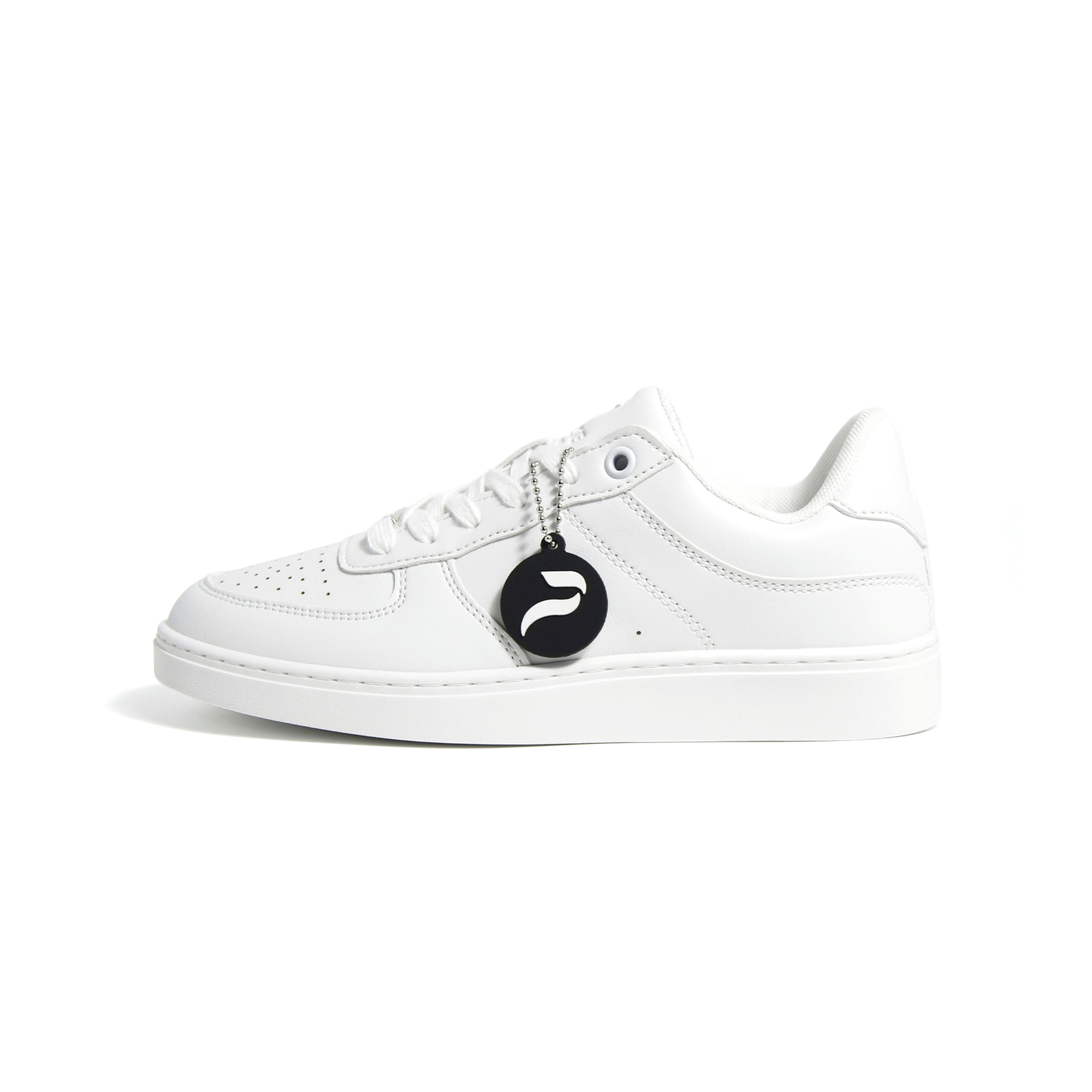 [FLOW WHITE] Unisex Low-Top White Dance Sneakers