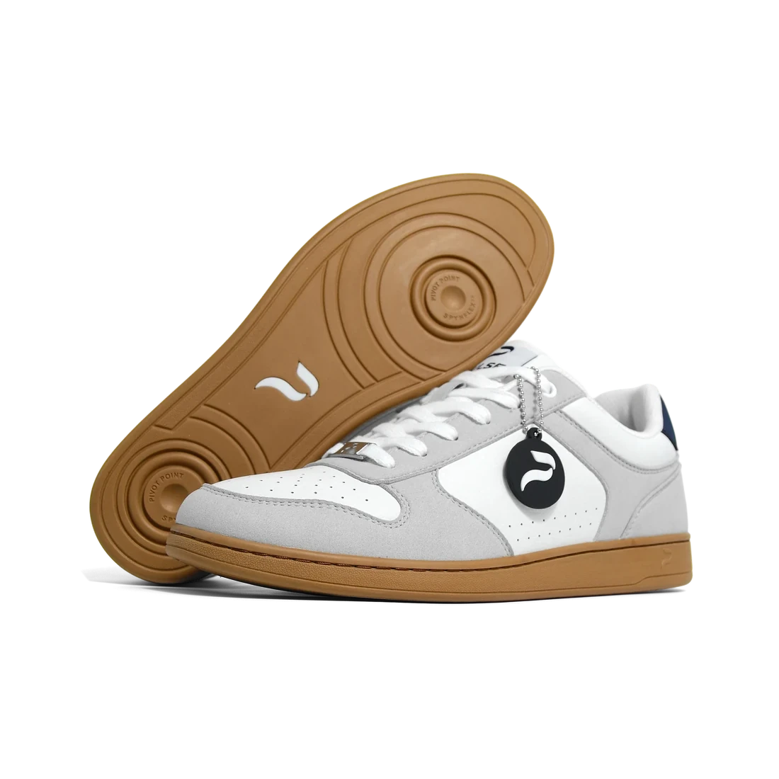 Flow 2 Axe dance sneaker, front three-quarter with sole