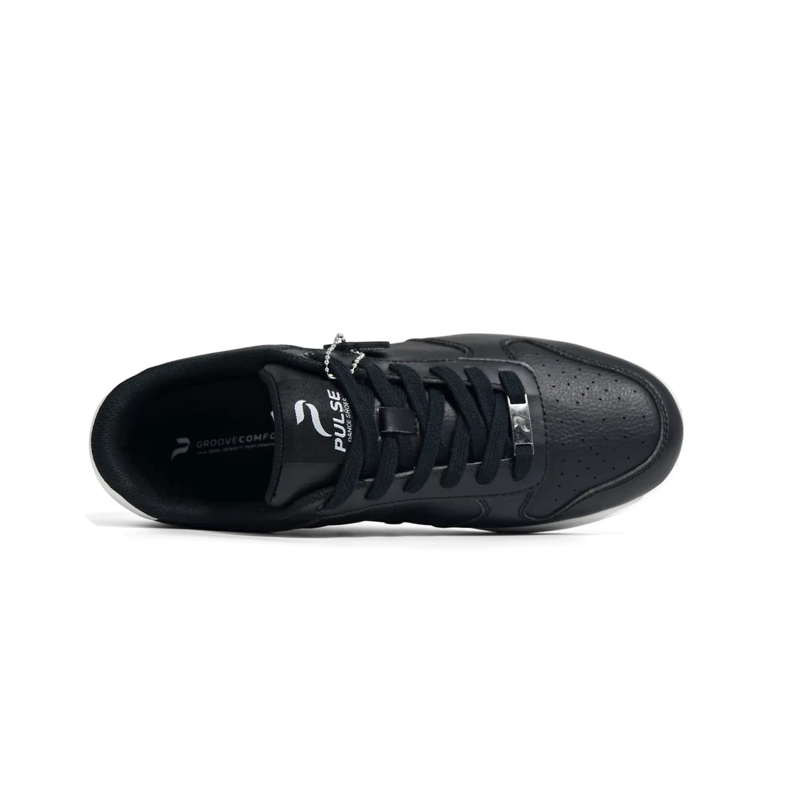 Flow 2 Black dance sneaker, top