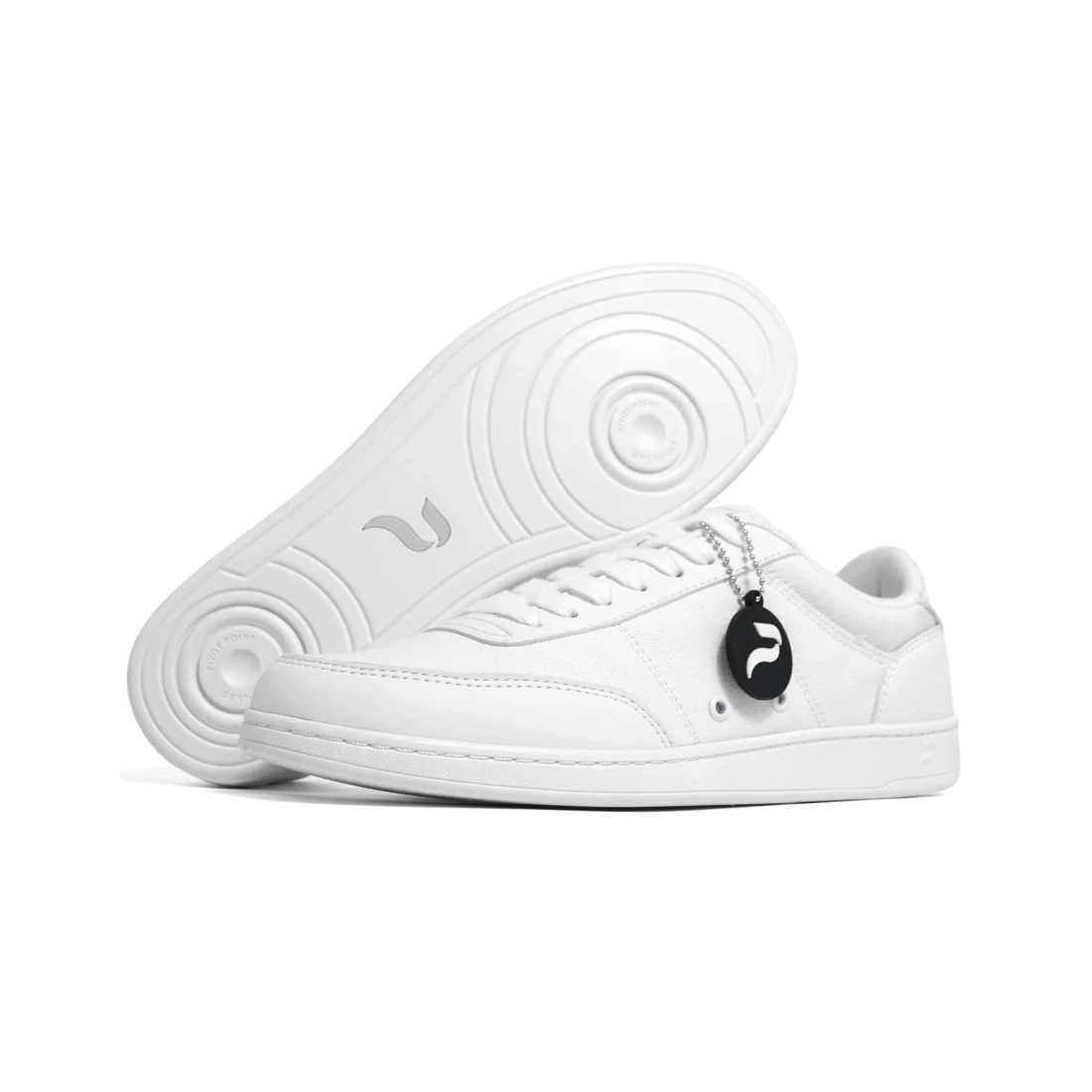 Volt Ice dance sneaker, front three-quarter with sole